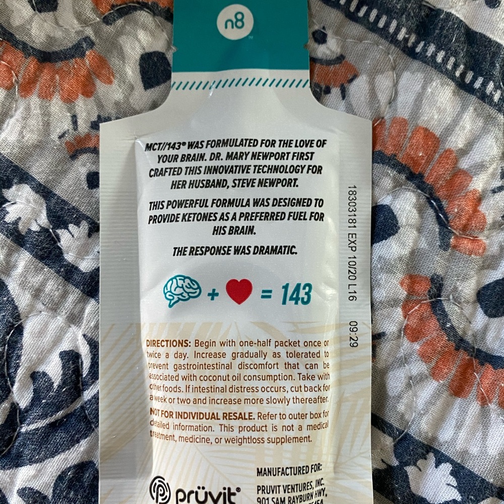 Pruvit mct oil BNIB